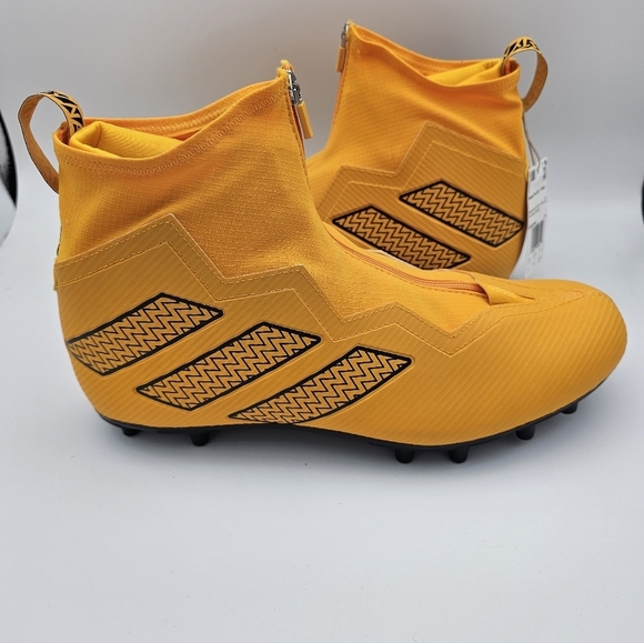 Adidas Nasty 2.0 'Steelers' Gold Lineman Football Cleats HP8794 RARE